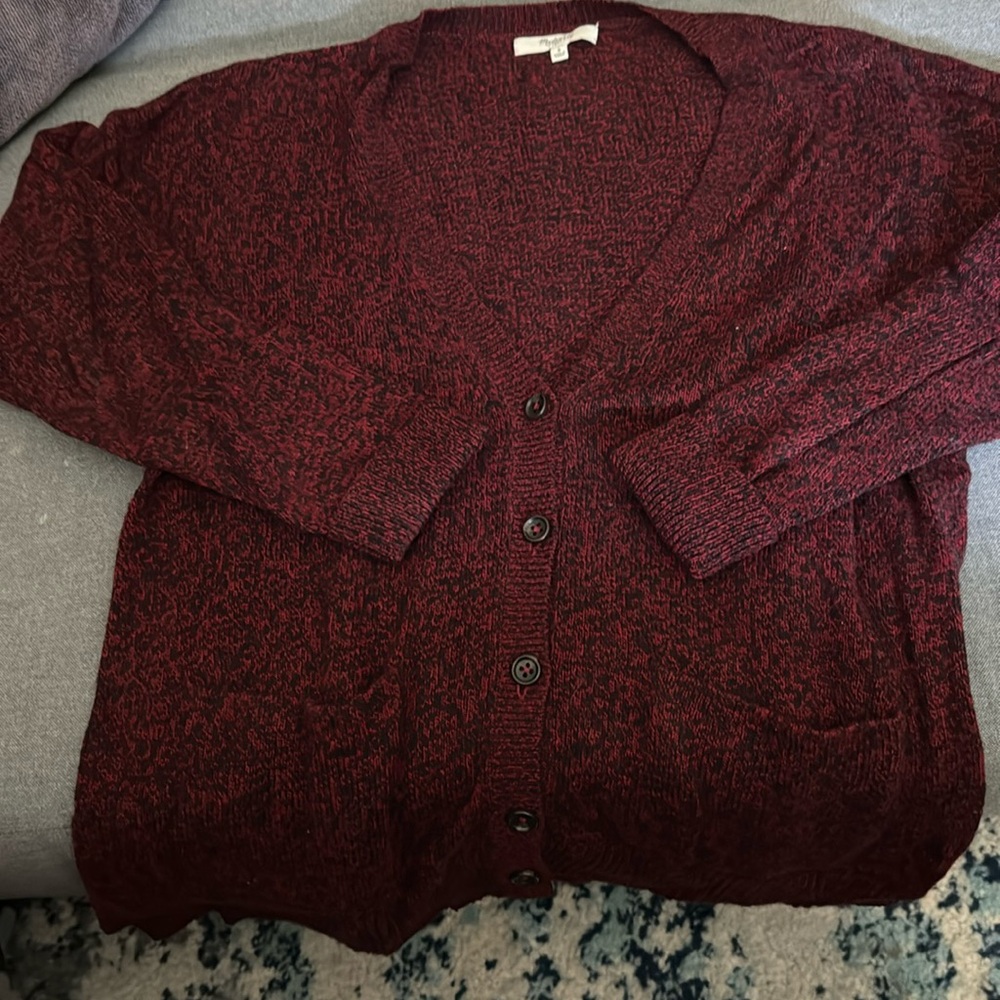 Nice maroon cardigan